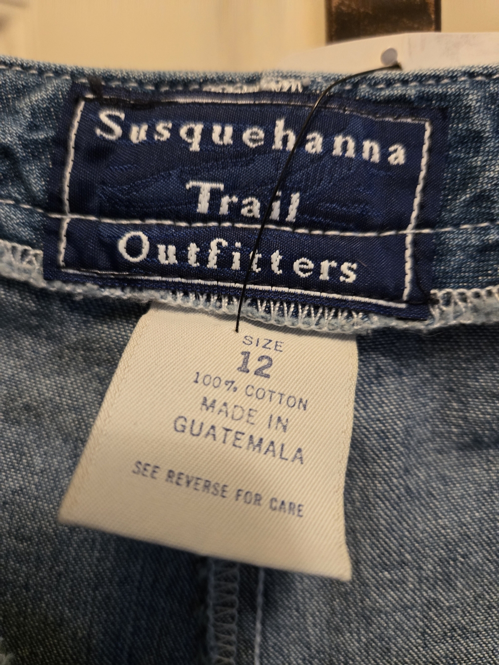 Susquehanna Trail Outfitters Light Blue Denim Skirt Shorts